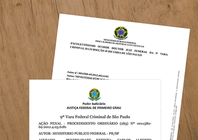 Primeira condenação penal