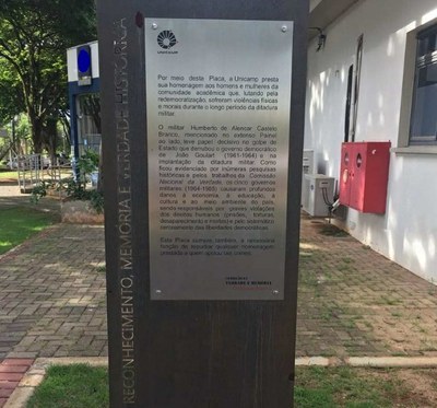 JUSTIÇA DE TRANSIÇÃO NA PÓS DA UNICAMP